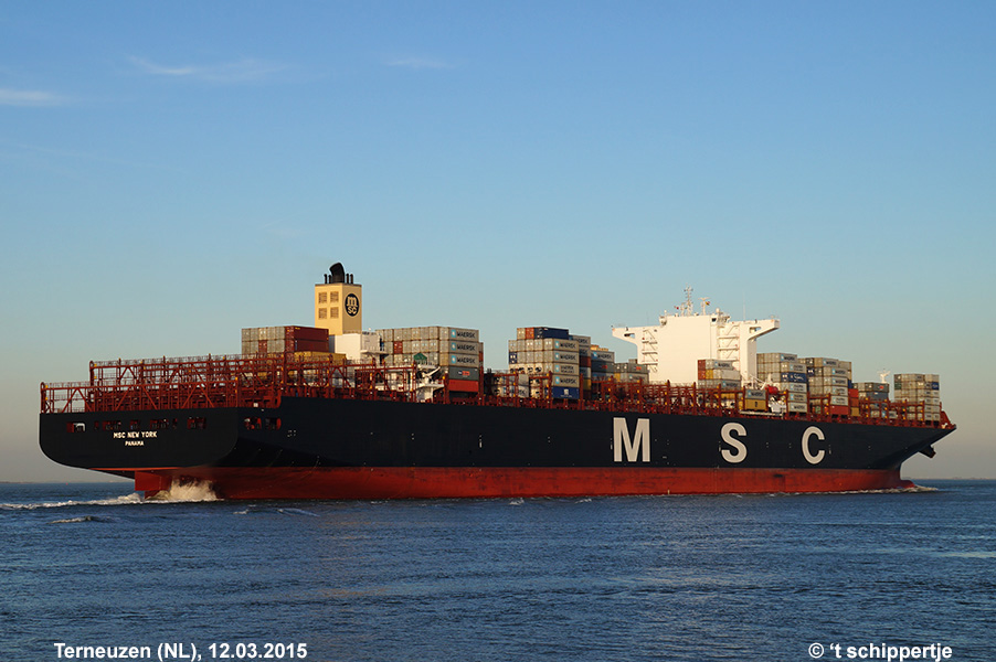 msc port new york parking